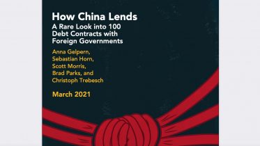 How China Lends. AIDDATA screenshot of study. 1 April 2021.