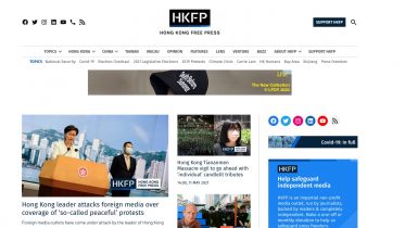 Hong Kong Free Press. 11. Mai 2021. Screenshot.
