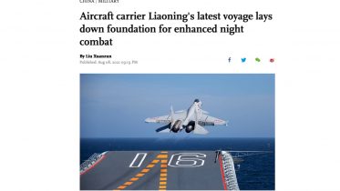 Global Times. 8. August 2021. Screenshot.