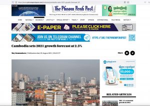 The Phnom Penh Post. 3. August 2021. Screenshot.