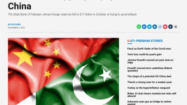 Asia Times. 2. Dezember 2021. Screenshot.